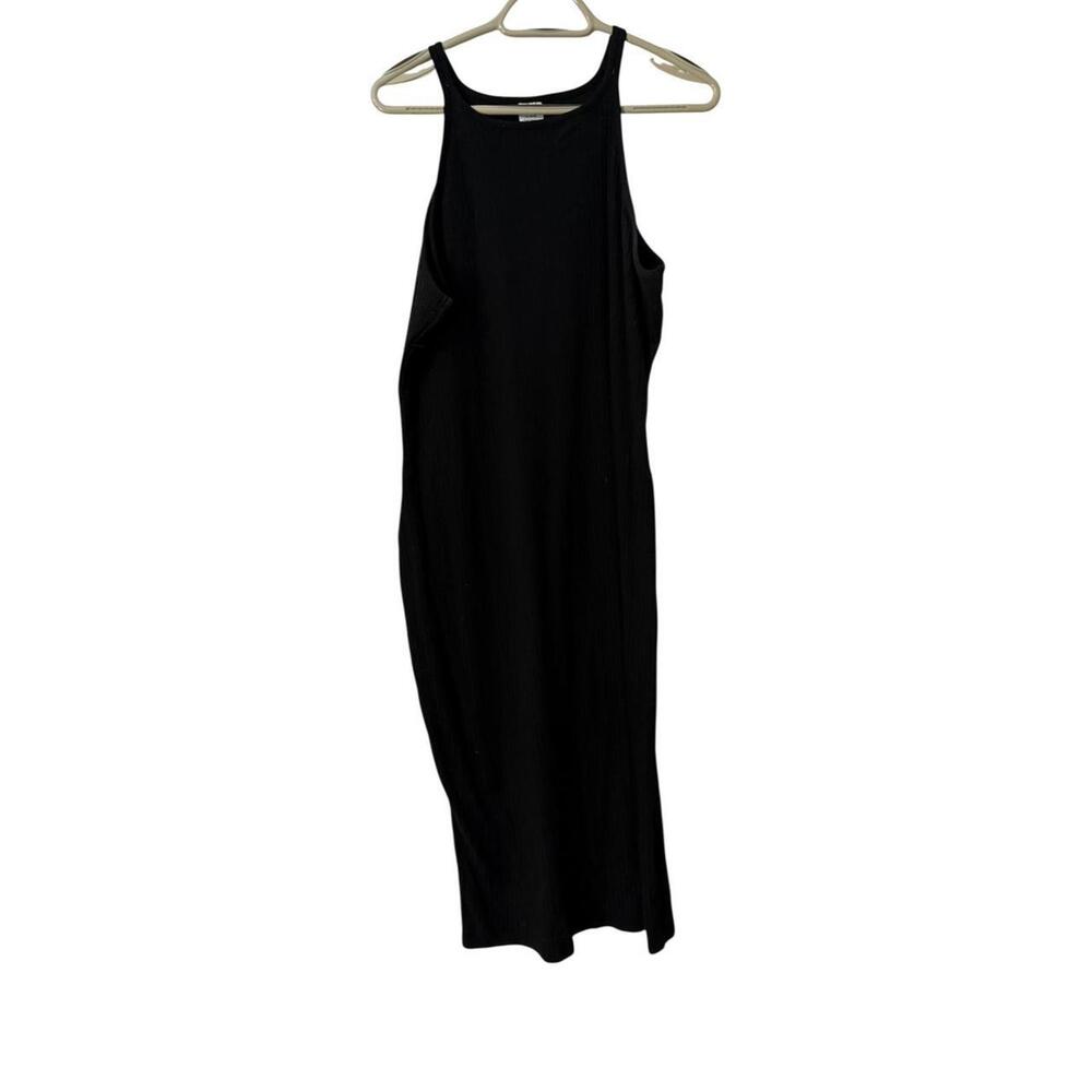 Ribbed XL no boundaries bodycon racer back midi dress.